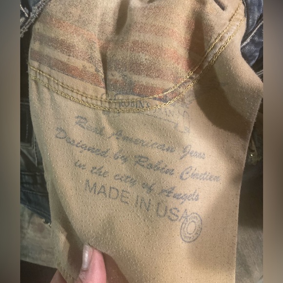 SOLD! Rare vintage Robin’s jeans size 32 waist…just look at them sparkles! 😱 - Picture 14 of 16